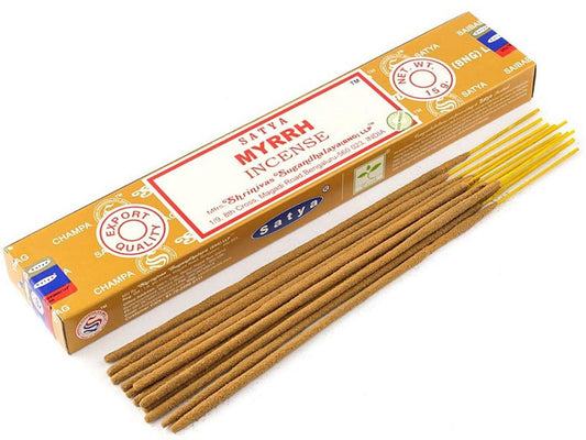 Satya Incense Sticks, Myrrh, 15g