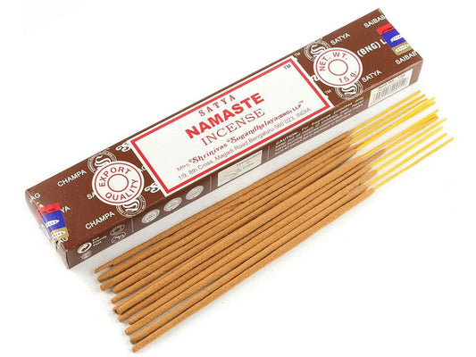 Satya Incense Sticks, Namaste, 15g