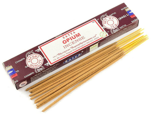 Satya Incense Sticks, Opium, 15g