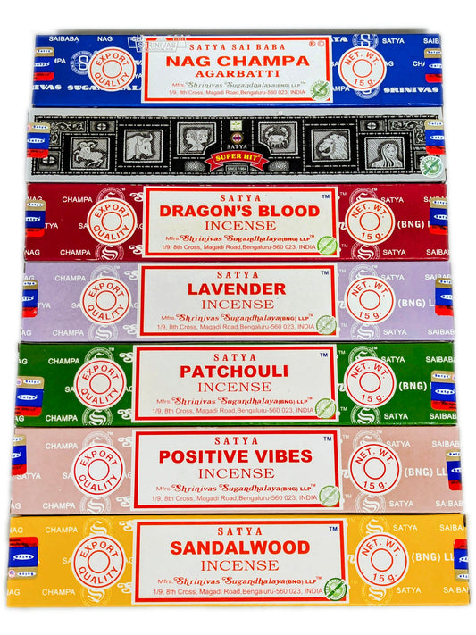 Satya Starter Pack Incense Sticks, Nag Champa and more