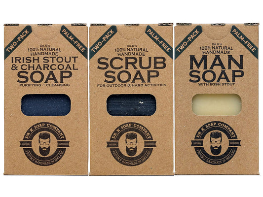 Dr K's Irish Stout Soap Collection, 3x TWO-PACK (2x114g/4oz)