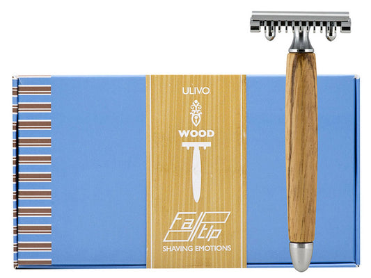 Fatip Safety Razor, Olive Wood