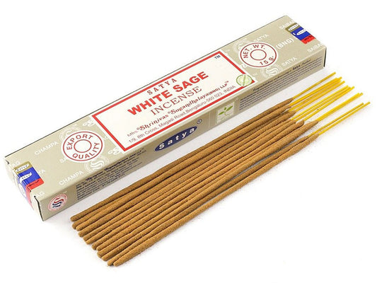 Satya Incense Sticks, White Sage, 15g